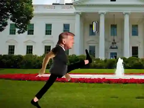 Žaidimas Trump Wobble Walk Challenge internete