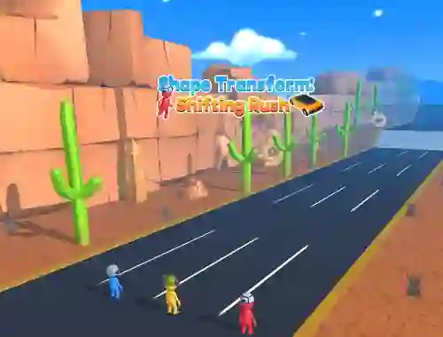 Žaidimas Shape Transform: Shifting Rush internete
