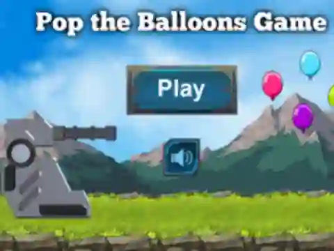 Žaidimas Pop The Balloons Game internete