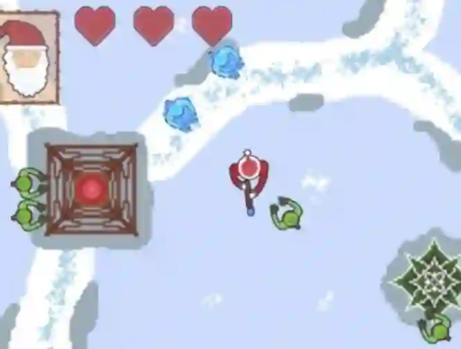 Žaidimas Zombie Apocalypse on Christmas internete