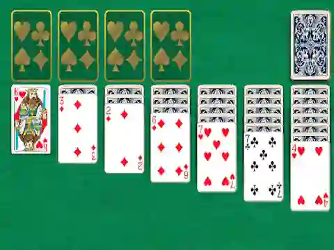 Žaidimas Klondike Classic Solitaire internete