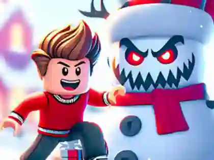 Žaidimas Jigsaw Puzzle: Roblox Snowball Battle internete