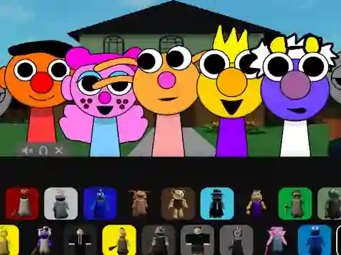 Žaidimas Sprunki Puppet internete