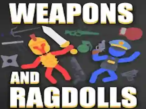Žaidimas Weapons and Ragdolls internete