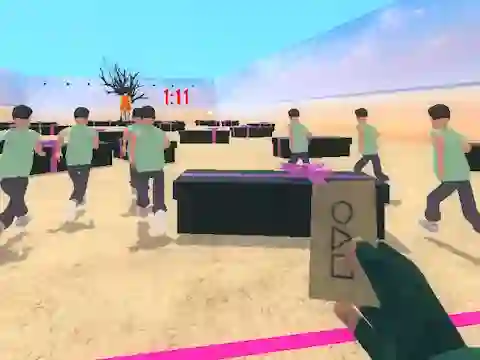 Žaidimas Squid Game Red Light internete