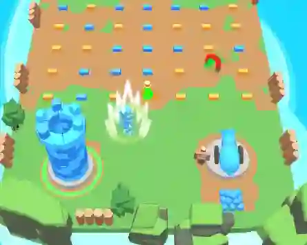 Žaidimas Tower Clash: Collect Bricks internete