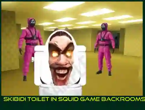 Žaidimas Skibidi Toilet in Squid Game Backrooms internete