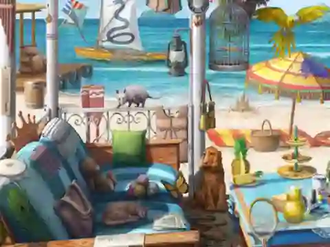 Žaidimas Hidden Object internete