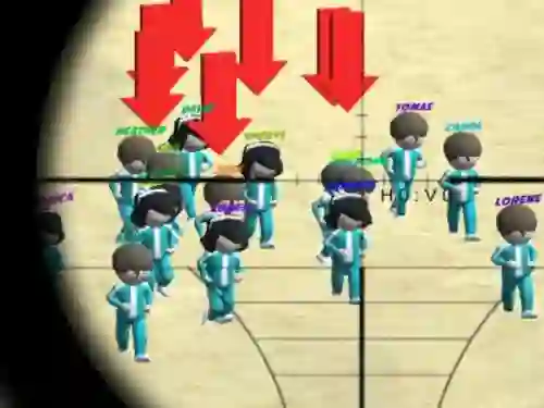 Žaidimas Squid Game Sniper internete