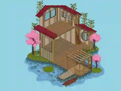 Žaidimas Pixel House internete