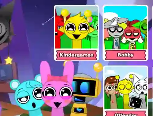 Žaidimas Incredibox Party Frozen Sprunki Beat internete
