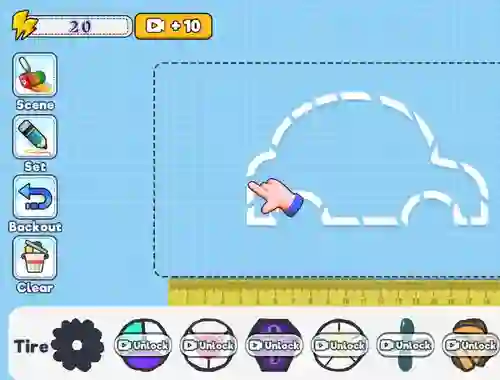 Žaidimas Draw Your Car internete