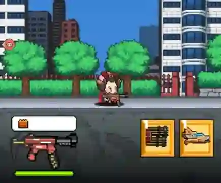 Žaidimas Mecha Shoot Pixel Rpg internete