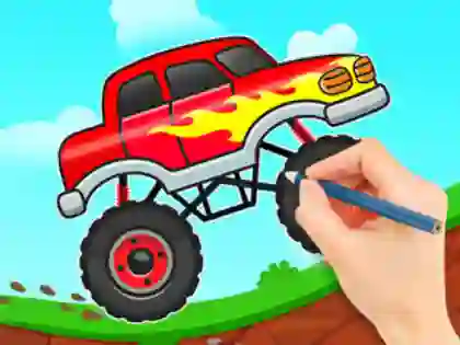 Žaidimas Coloring Book: Monster Truck internete