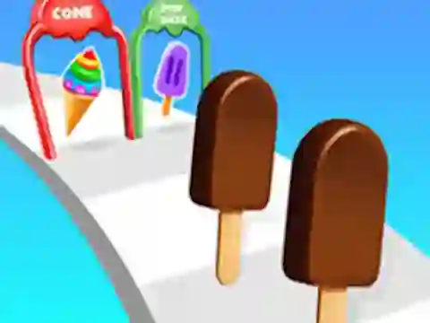 Žaidimas Ice Cream Stack Runner internete