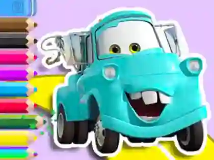 Žaidimas Coloring Book: Mater Cars internete