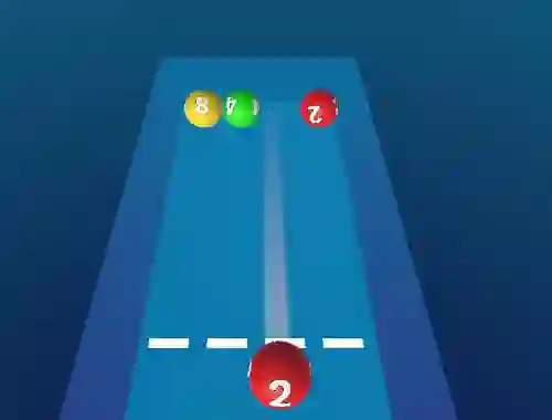 Žaidimas Merge The Balls 2048 Billiards! internete