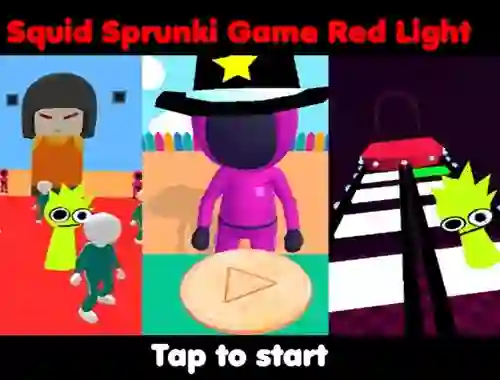 Žaidimas Squid Sprunki Game Red Light internete
