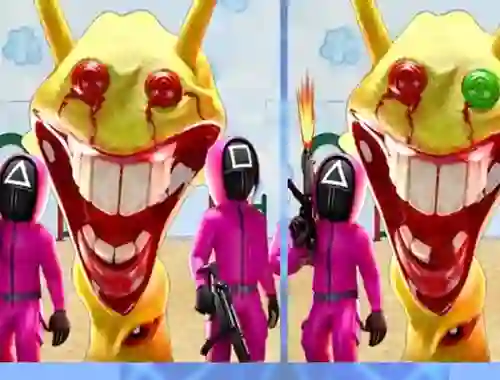 Žaidimas Squid Game X Sprunki Anomaly internete