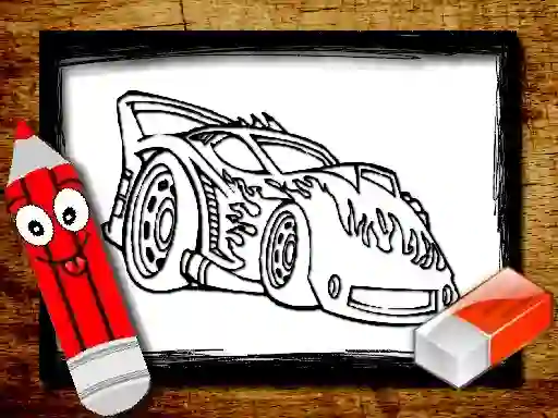Žaidimas Back To School Car Coloring Book internete