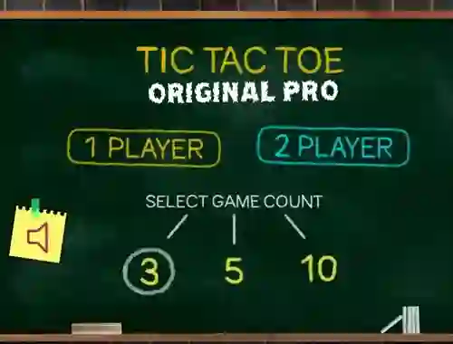 Žaidimas Tic Tac Toe Original Pro internete