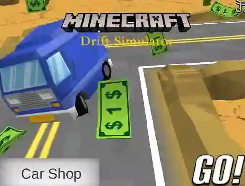Žaidimas Minecraft Drift Simulator internete