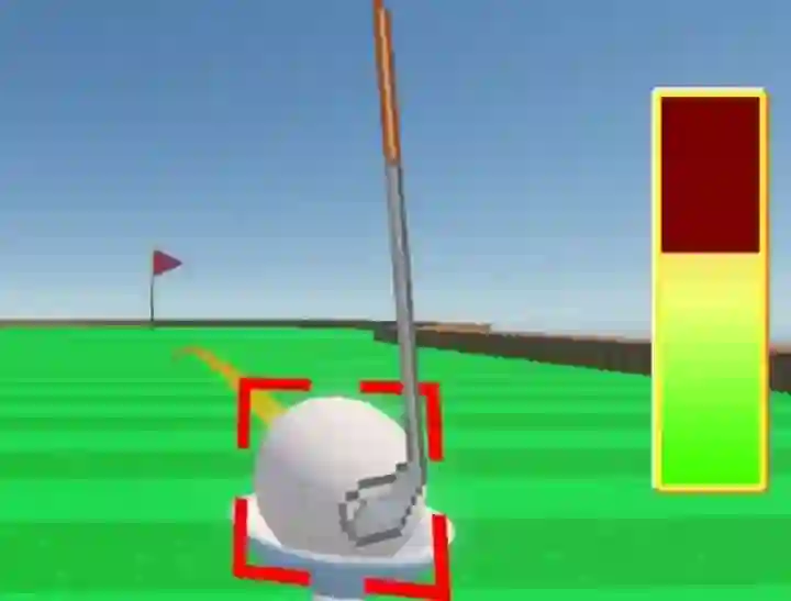 Žaidimas Super Mega Power Golf 3D internete