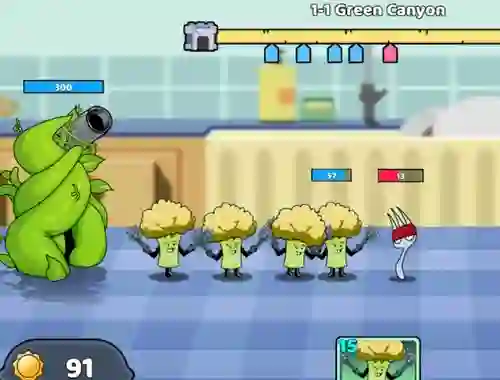 Žaidimas Food Castle Tower Defense internete
