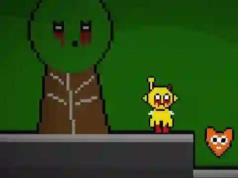 Žaidimas Sprunki Horror Version Dark internete