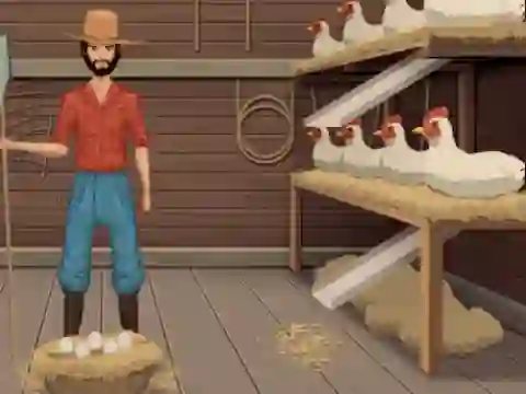 Žaidimas Egg catcher internete