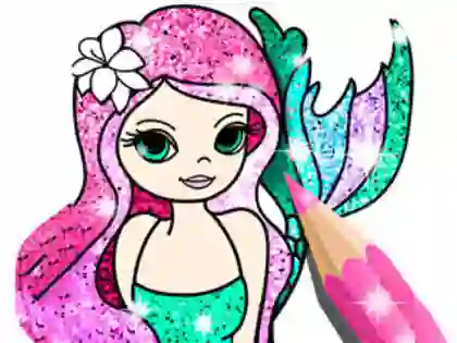 Žaidimas Coloring Book: Little Mermaid internete