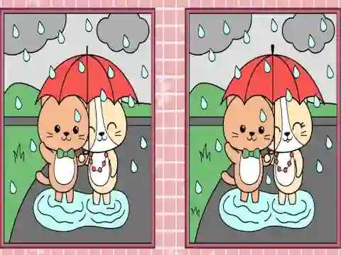Žaidimas Spot the Differences Cute Kittens internete