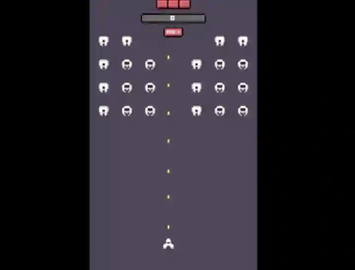 Žaidimas Space Invasion Arcade internete