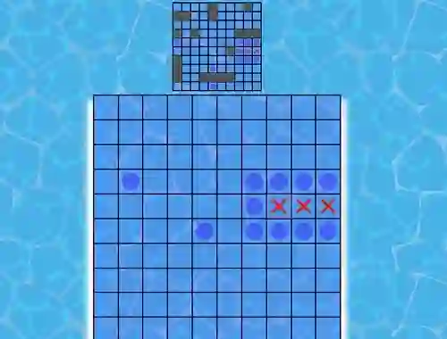 Žaidimas Battleship On Cells internete