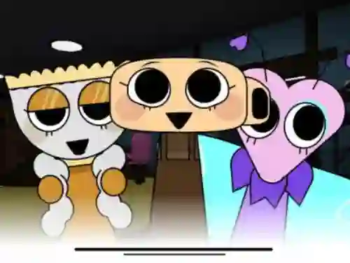 Žaidimas Sprunki x Dandy's World 2 internete