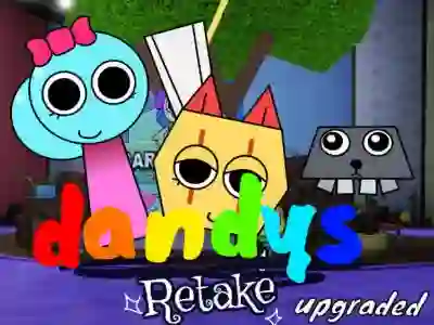 Žaidimas Sprunki Retake as Dandy’s World internete