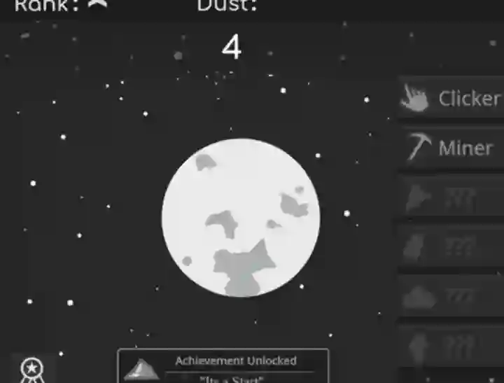 Žaidimas Planet Clicker Dust Collector internete