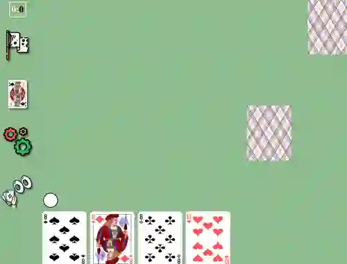 Žaidimas Mau-mau - 101 Card Duel internete