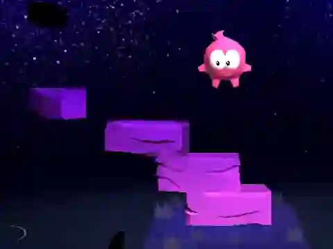 Žaidimas Om nom Jump internete