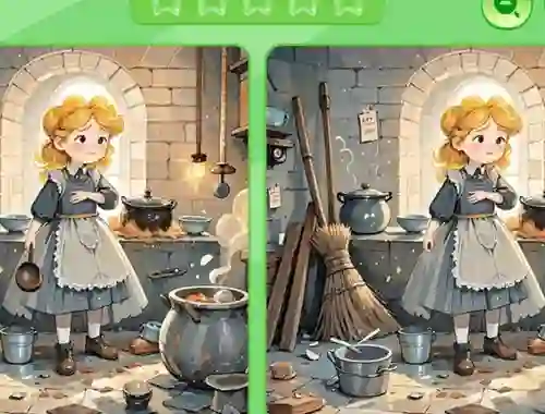 Žaidimas Find The Differences: Cinderella internete