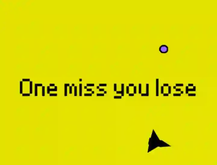 Žaidimas One Miss And You Lose internete