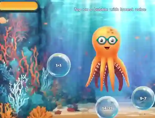 Žaidimas Bubble Math Dive internete