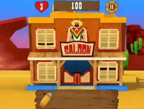 Žaidimas Saloon Robbery internete