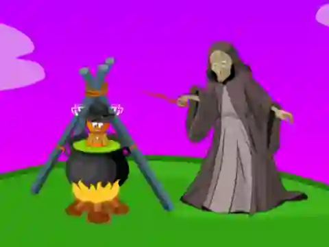 Žaidimas Saving A Boy From A Witch internete