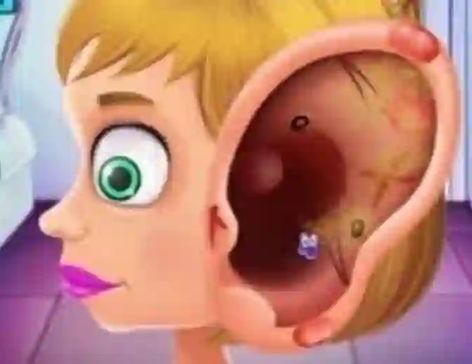 Žaidimas Children's Doctor Treating Ears internete