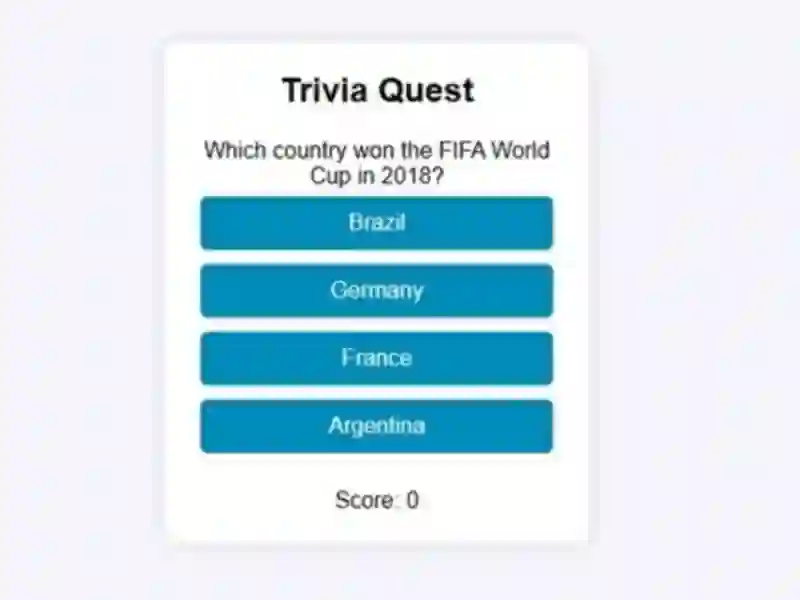 Žaidimas Trivia Quest internete