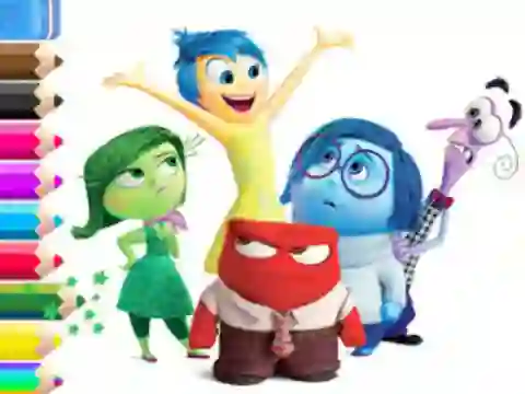 Žaidimas Coloring Book: Inside Out internete