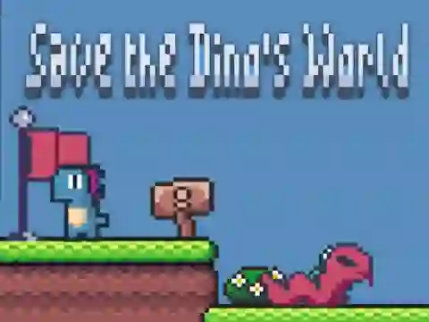 Žaidimas Save the Dino's World internete