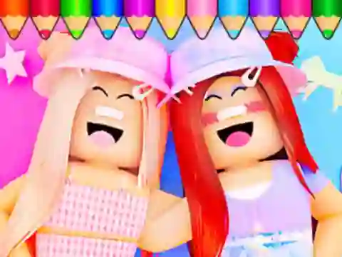 Žaidimas Coloring Book: Roblox Bestie internete