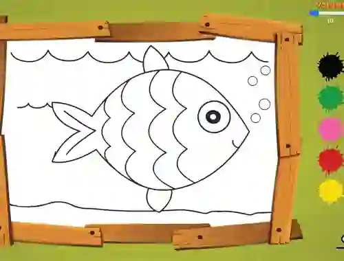 Žaidimas Kids Colour Game internete